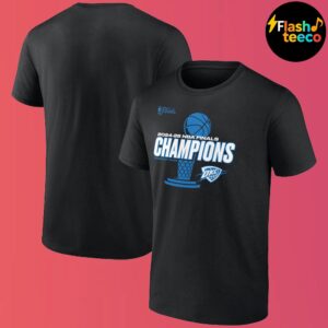 2024-2025 NBA Finals Champions Are Oklahoma City Thunder Unisex Essential T-Shirt
