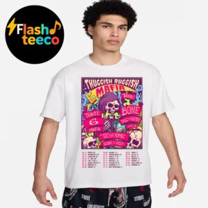 2025 Thuggish-Ruggish-Mafia Tour Dates List With Bone Thugs-N-Harmony x Three 6 Mafia x Tech N9NE x DJ Quik Essential T-Shirt