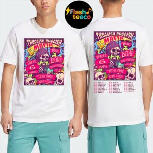 2025 Thuggish-Ruggish-Mafia Tour Dates List With Bone Thugs-N-Harmony x Three 6 Mafia x Tech N9NE x DJ Quik Two Sides Unisex T-Shirt