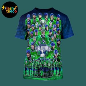 Abbotsford Canucks Are The 2025 Calder Cup Champions All Over Print Shirt