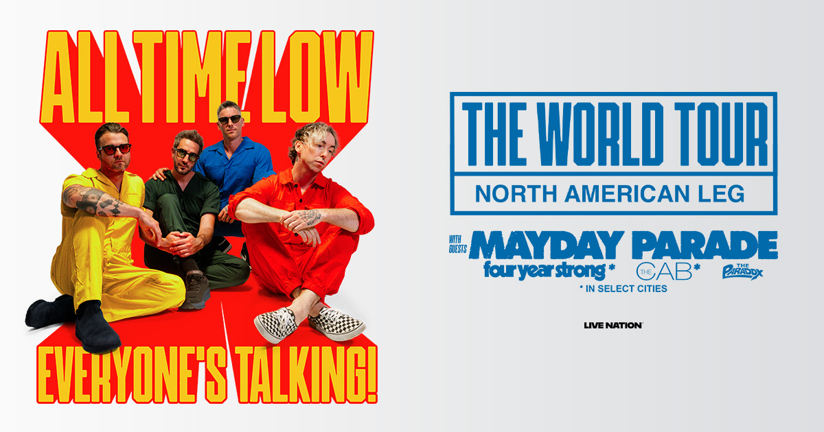 All Time Low Announce Everyone's Talking The World Tour North American Leg
