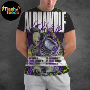 Alpha Wolf USA Sideshows Dates List All Over Print Shirt