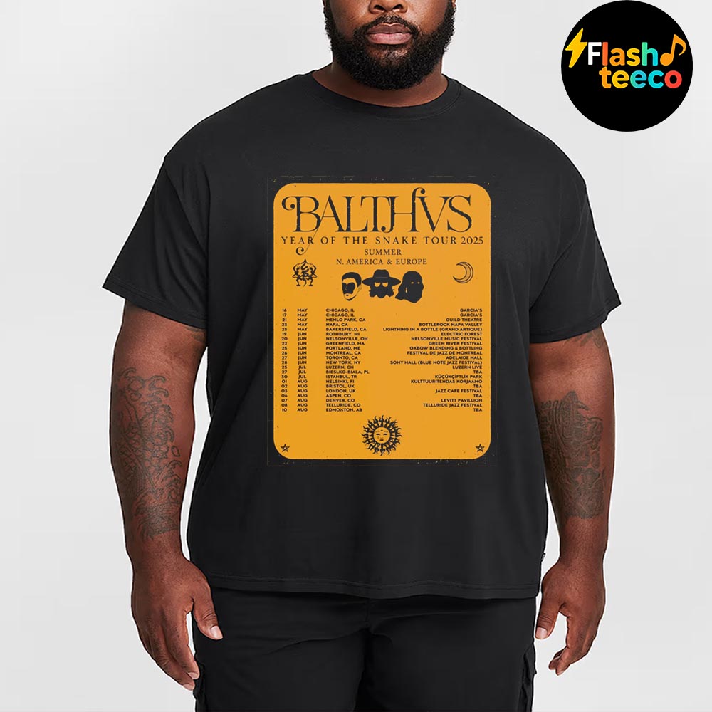 Balthvs Year Of The Snake Tour 2025 Summer North America And Europe Poster Dates List Essential T-Shirt Balthvs Year Of The Snake Tour 2025 Summer North America And Europe Poster Dates List Essential T-Shirt
