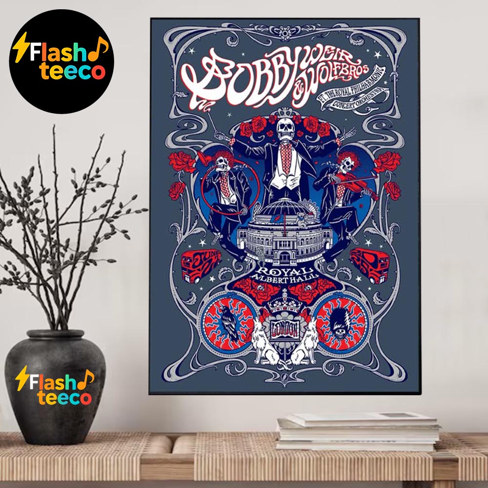 Bobby Weir And Wolf Bros ft The Royal Philharmonic Concert Orchestra At Royal Albert Hall In London UK On June 21st 2025 Home Decor Poster Canvas Bobby Weir And Wolf Bros ft The Royal Philharmonic Concert Orchestra At Royal Albert Hall In London UK On June 21st 2025 Home Decor Poster Canvas