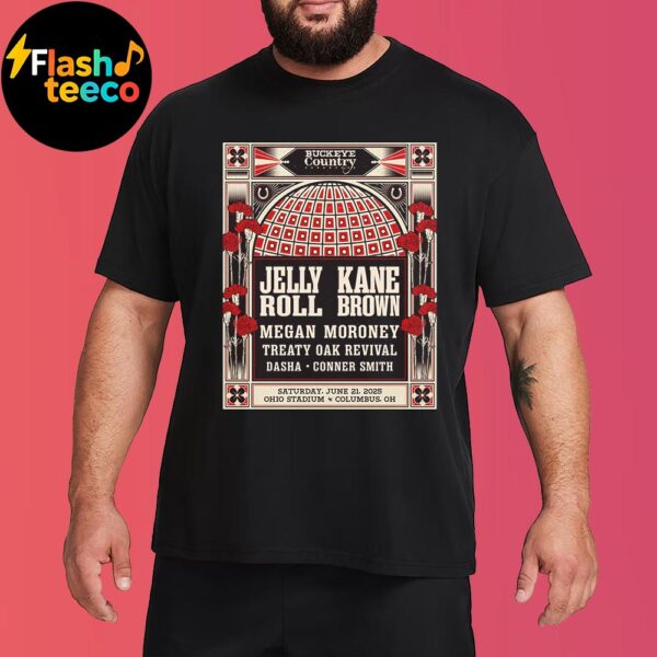 Buckeye Country Superfest 2025 With Headliners Jelly Roll And Kane Brown At Ohio Stadium In Columbus OH On June 21st 2025 Unisex Essential T-Shirt