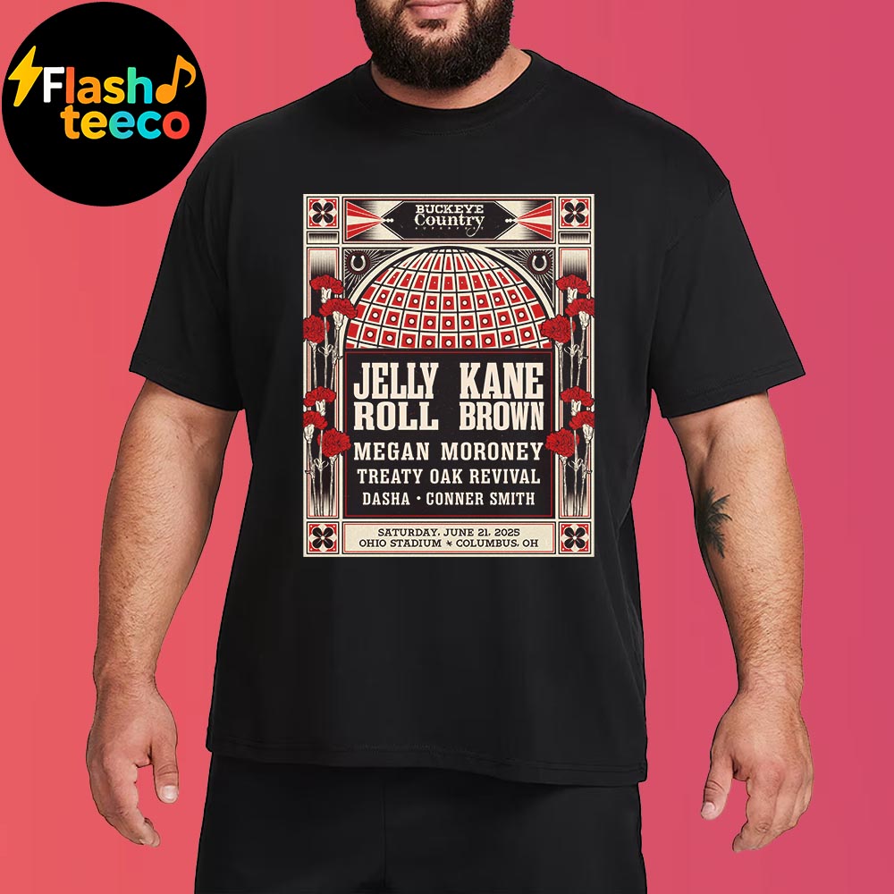 Buckeye Country Superfest 2025 With Headliners Jelly Roll And Kane Brown At Ohio Stadium In Columbus OH On June 21st 2025 Unisex Essential T-Shirt Buckeye Country Superfest 2025 With Headliners Jelly Roll And Kane Brown At Ohio Stadium In Columbus OH On June 21st 2025 Unisex Essential T-Shirt