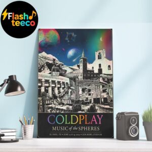Coldplay El Paso Poster 2025 Music Of The Spheres Tour At Sun Bowl Stadium In El Paso TX On June 13-14 2025 Wall Art Home Decor Poster Canvas