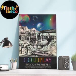 Coldplay Las Vegas Poster 2025 Music Of The Spheres Tour At Allegiant Stadium In Las Vegas NV On June 6-7 2025 Home Decor Poster Canvas