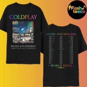 Coldplay Stanford Merch Tee 2025 Music Of The Spheres Tour Dates List At Stanford Stadium In Stanford CA On May 31st And June 1st 2025 Two Sides Unisex Essential T-Shirt