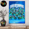 Abbotsford Canucks Arturs Silovs Is Calder Cup Playoffs MVP Jack A Butterfield Trophy 2025 Playoffs Never Satisfied Home Decor Poster Canvas