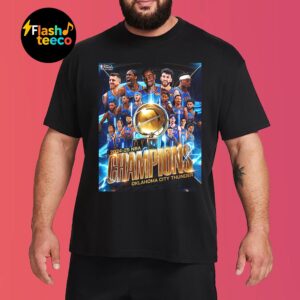 Congratulations To The Oklahoma City Thunder Are The 2024-2025 NBA Champions Unisex T-Shirt