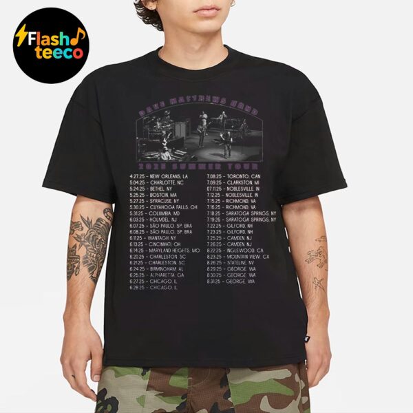 Dave Matthews Band 2025 Summer Tour Dates Unisex Essential T-Shirt