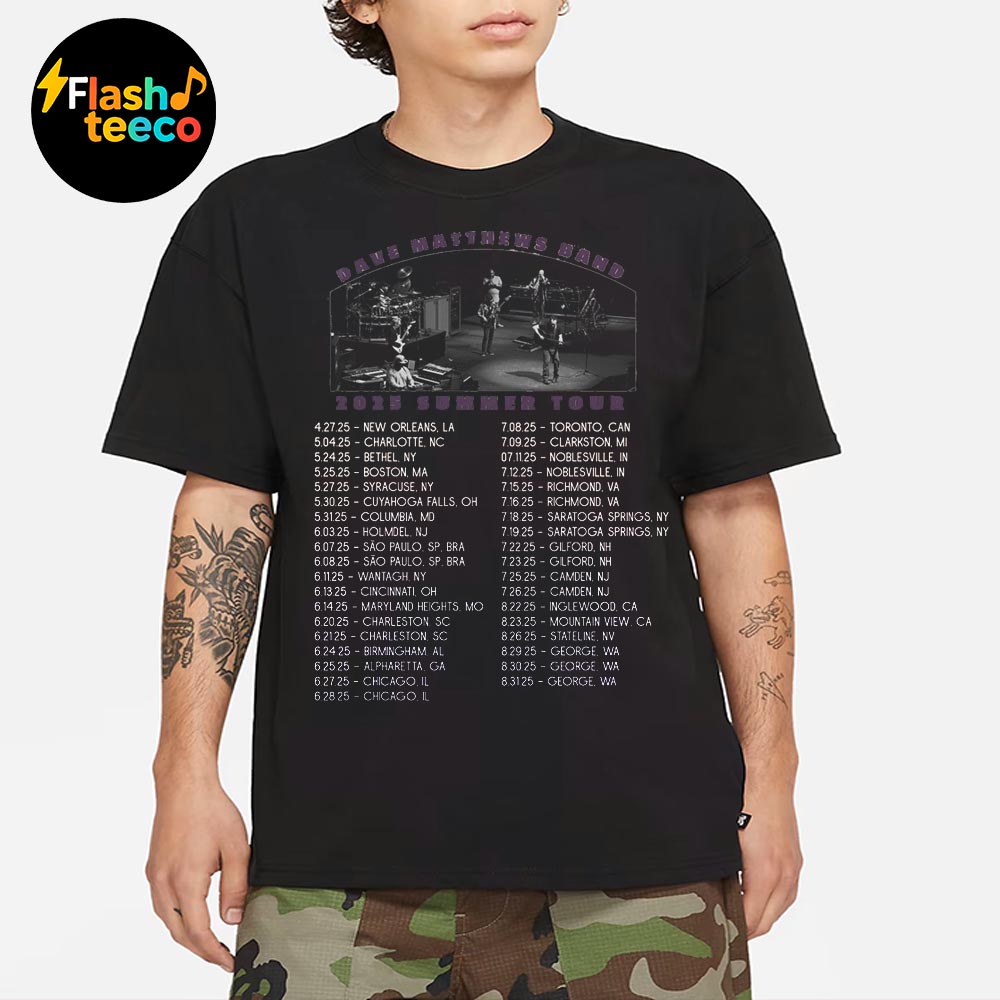 Dave Matthews Band 2025 Summer Tour Dates Unisex Essential T-Shirt Dave Matthews Band 2025 Summer Tour Dates Unisex Essential T-Shirt
