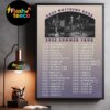 Trivium 2025 Ascend Above The Ashes Tour Dates List With Very Special Guests Jinjer And Heriot From October 31st To December 14th 2025 Home Decor Poster Canvas