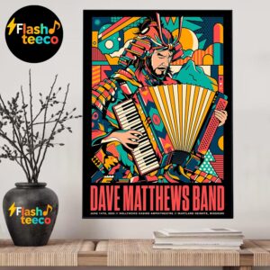 Dave Matthews Band Poster Show At Hollywood Casino Amphitheater In Maryland Heights MO On June 14th 2025 Home Decor Wall Art Poster Canvas