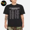 Dave Matthews Band 2025 Summer Tour Dates Unisex Essential T-Shirt
