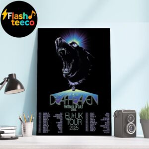 Deafheaven 2025 EU And UK Tour Headlining Dates List In November And December 2025 With Portrayal Of Guilt And Zeruel Home Decor Poster Canvas