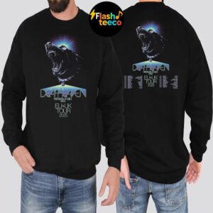 Deafheaven 2025 EU And UK Tour Headlining Dates List In November And December 2025 With Portrayal Of Guilt And Zeruel Two Sided Unisex T-Shirt