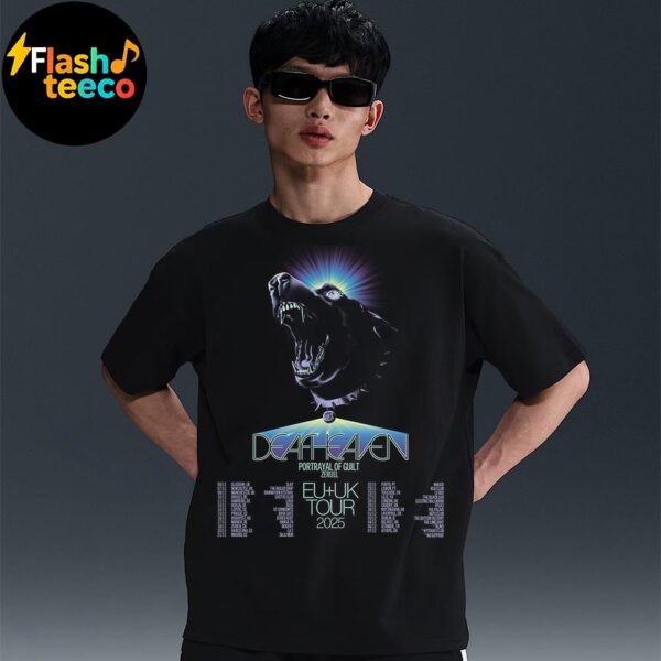Deafheaven 2025 EU And UK Tour Headlining Dates List In November And December 2025 With Portrayal Of Guilt And Zeruel Unisex Essential T-Shirt