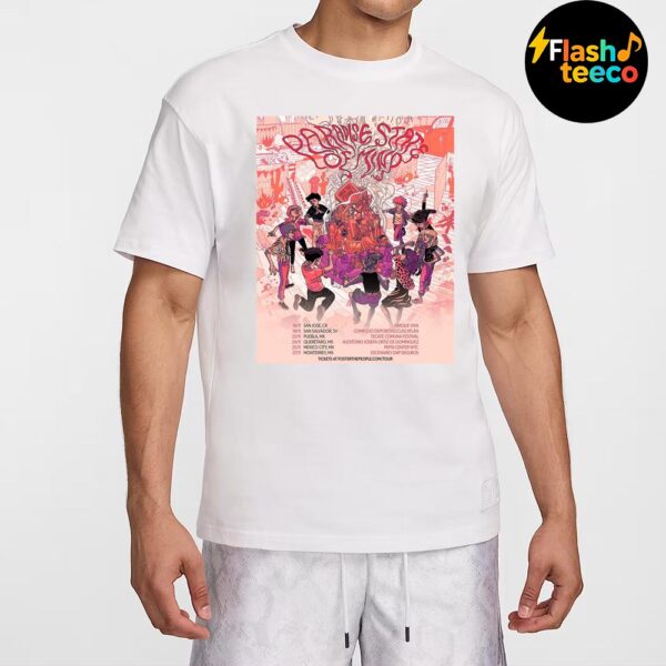 Foster The People 2025 The Paradise State Of Mind Tour Poster In Mexico Costa Rica And El Salvador Essential T-Shirt