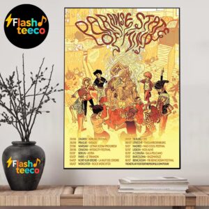 Foster The People The Paradise State Of Mind Tour 2025 Poster Dates And Cities List In Europe Home Decor Poster Canvas