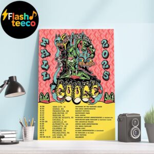 Goose The Band Complete Fall 2025 Tour Dates List Home Decor Poster Canvas