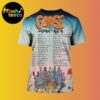 Guns N Roses Munich Poster World Tour Summer 2025 At Allianz Arena In Munich Germany On June 20th 2025 All Over Print Shirt