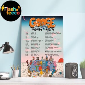 Goose The Band Everything Must Go Summer Tour 2025 Dates List Home Decor Poster Canvas