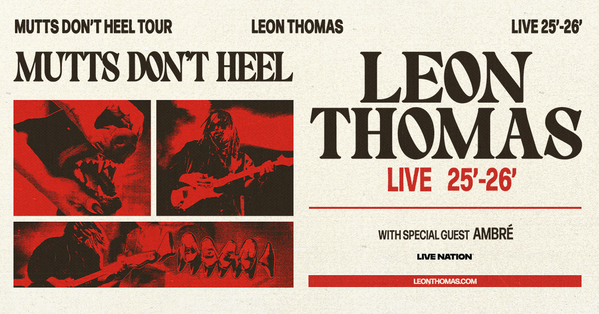 Grammy Winner Leon Thomas Announces Mutts Don’t Heel World Tour