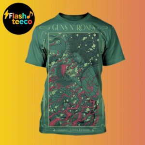 Guns N Roses Aarhus 2025 World Tour Tonight Poster Concert At Eskelunden In Aarhus Denmark On June 29 2025 All Over Print Shirt