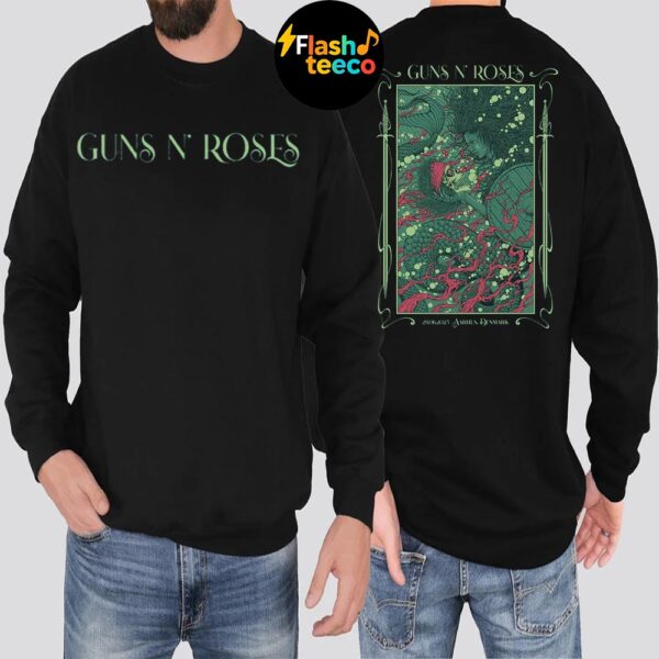 Guns N Roses Aarhus 2025 World Tour Tonight Poster Concert At Eskelunden In Aarhus Denmark On June 29 2025 Two Sided Classic T-Shirt