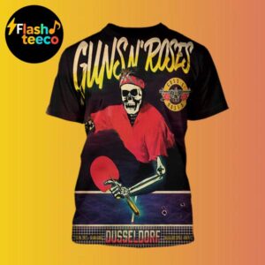 Guns N Roses Dusseldorf Poster Summer 2025 World Tour At Merkur Spiel-Arena In Dusseldorf DE On June 18th 2025 All Over Print Shirt