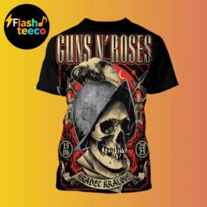 Guns N Roses Poster Show At Park 360 In Hradec Kralove CZ On June 15th 2025 All Over Print Shirt