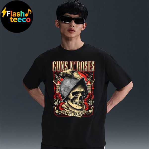 Guns N Roses Poster Show At Park 360 In Hradec Kralove CZ On June 15th 2025 Essential Unisex T-Shirt