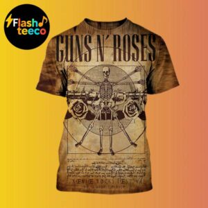 Guns N Roses Summer 2025 World Tour At The Firenze Rocks Festival In Florence IT On June 12th 2025 All Over Print Shirt