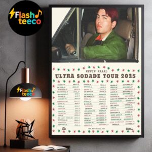 Kevin Kaarl Ultra Sodade Tour 2025 Full Dates List Wall Art Home Decor Poster Canvas