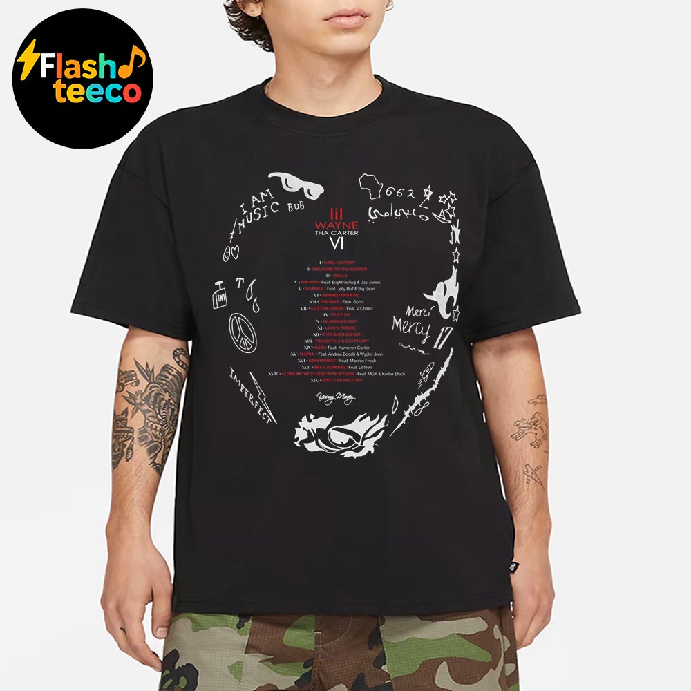Lil Wayne 2025 Tha Carter VI Official Tracklist Unisex Essential T-Shirt Lil Wayne 2025 Tha Carter VI Official Tracklist Unisex Essential T-Shirt
