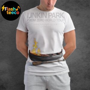 Linkin Park Arnhem Poster 2025 From Zero World Tour At Gelredome In Arnhem NL On June 26th 2025 Art By Drew Merritt All Over Print Shirt