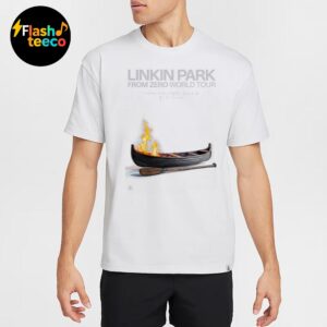 Linkin Park Arnhem Poster 2025 From Zero World Tour At Gelredome In Arnhem NL On June 26th 2025 Art By Drew Merritt Unisex Essential T-Shirt