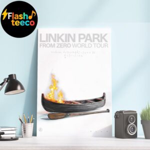Linkin Park Arnhem Poster 2025 From Zero World Tour At Gelredome In Arnhem NL On June 26th 2025 Art By Drew Merritt Wall Art Home Decor Poster Canvas