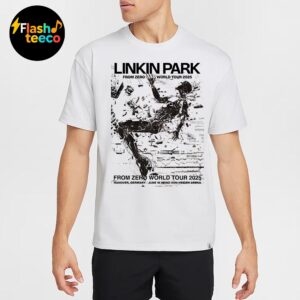 Linkin Park Hanover Poster From Zero World Tour 2025 At Heinz-Von-Heiden Arena In Hanover DE On June 16th 2025 Art By PJ Richardson Unisex Essential T-Shirt