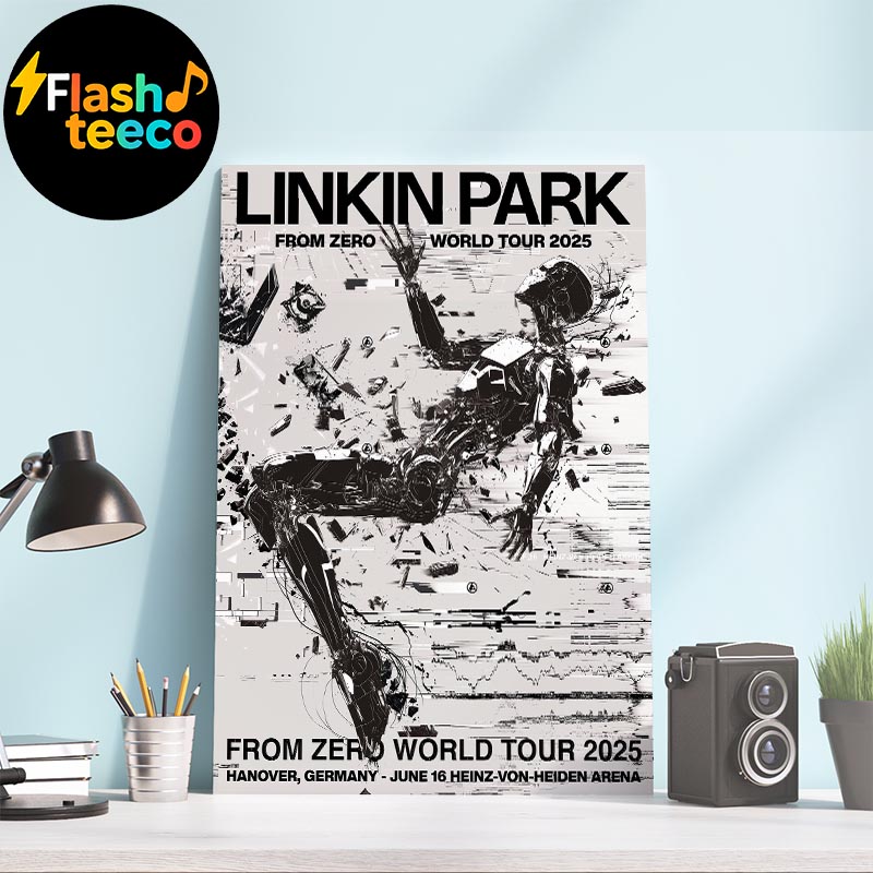 Linkin Park Hanover Poster From Zero World Tour 2025 At Heinz-Von-Heiden Arena In Hanover DE On June 16th 2025 Art By PJ Richardson Wall Art Home Decor Poster Canvas Linkin Park Hanover Poster From Zero World Tour 2025 At Heinz-Von-Heiden Arena In Hanover DE On June 16th 2025 Art By PJ Richardson Wall Art Home Decor Poster Canvas