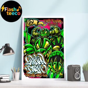 Linkin Park Milan Poster 2025 From Zero World Tour At I-DAYS Festival In Milan IT On June 24th 2025 Art By Urban Aztek Wall Art Home Decor Poster Canvas