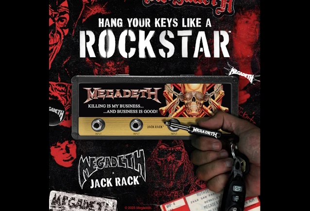 MEGADETH Collaborates With PLUGINZ On Jack Rack Collection In Honor Of 'Killing Is My Business' 40th Anniversary