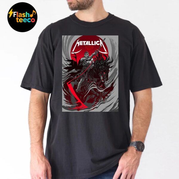 Metallica M72 Denver 2025 Exclusive Pop-Up Shop Poster At Empower Field At Mile High In Denver Colorado On June 27-29 2025 Essential T-Shirt