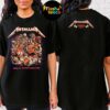 Metallica M72 World Tour 2025 Schedule Dates And Cities List Two Sided Unisex T-Shirt