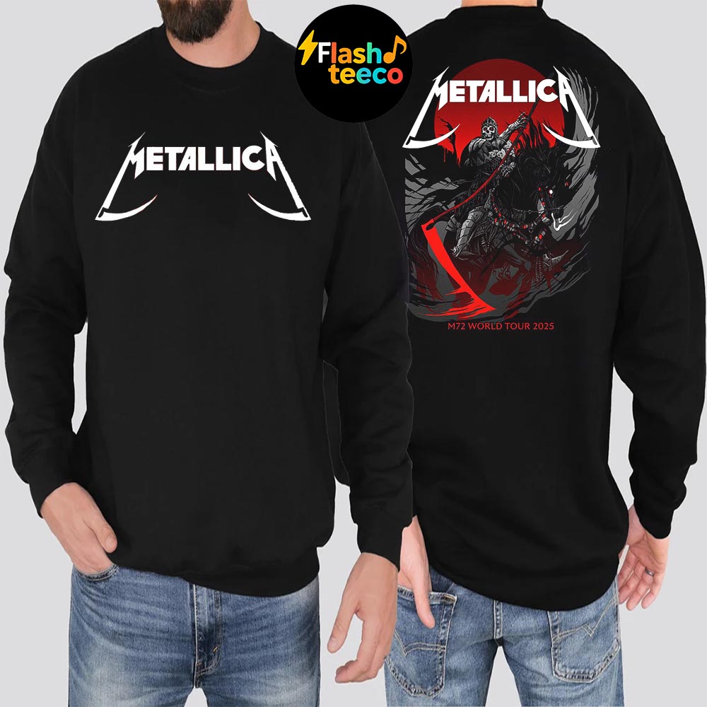 Metallica M72 Denver 2025 Tee M72 World Tour At Empower Field At Mile High In Denver Colorado On June 27-29 2025 Two Sided Unisex T-Shirt Metallica M72 Denver 2025 Tee M72 World Tour At Empower Field At Mile High In Denver Colorado On June 27-29 2025 Two Sided Unisex T-Shirt