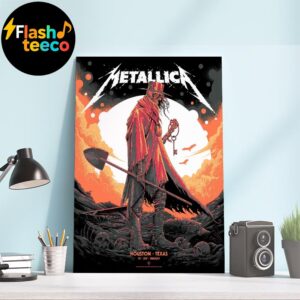 Metallica M72 Houston Texas Pop-Up Shop Poster World Tour 2025 North American Tour At NRG Stadium In Houston Texas On June 14th 2025 Wall Art Home Decor Poster Canvas