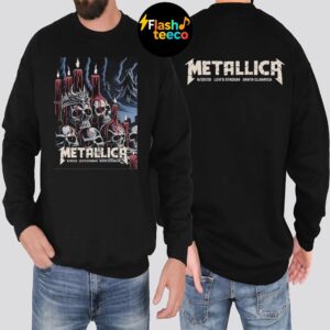 Metallica M72 Santa Clara 2025 The First Poster Of 2 Shows At Levi’s Stadium In Santa Clara CA On June 20th 2025 Two Sides Essential T-Shirt
