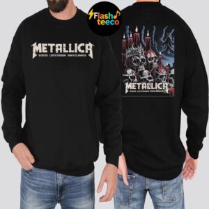 Metallica M72 Santa Clara 2025 The First Poster Of 2 Shows At Levi’s Stadium In Santa Clara CA On June 20th 2025 Two Sides Unisex T-Shirt